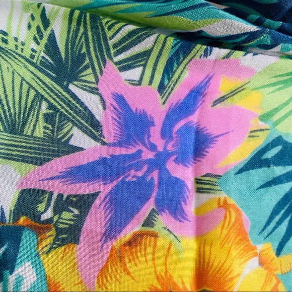 Beautiful Colorful Tropical Floral Scarf - Picture 8 of 10
